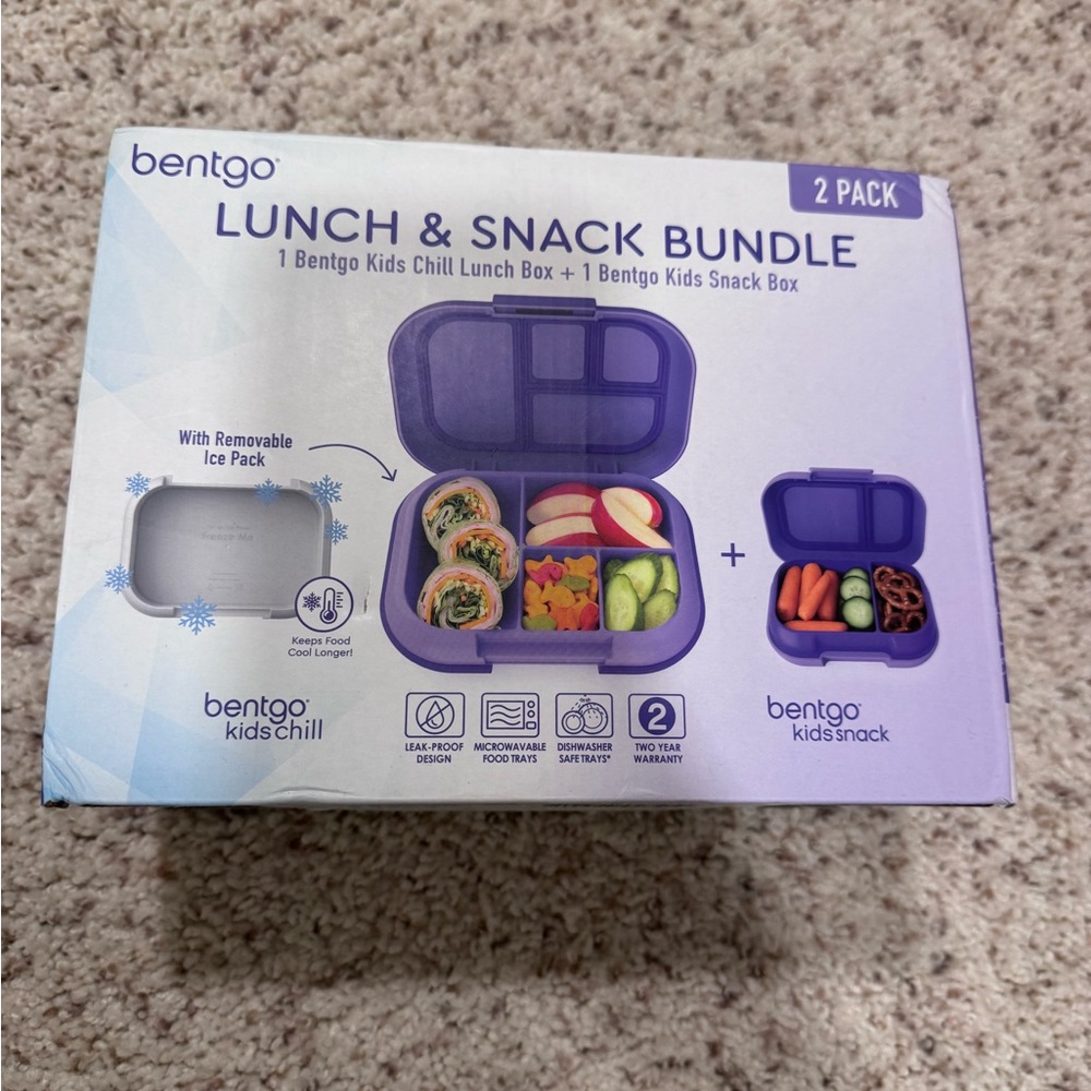 Bentgo Lunch & Snack Bundle - Purple